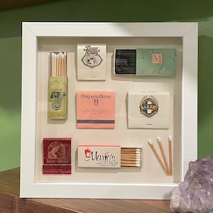 Nashville, TN || Matchbook Collage Shadowbox