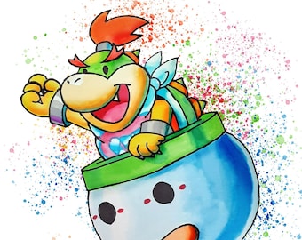 Bowser Jr. 8x10" Print!