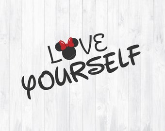 Download Love Yourself Svg Etsy PSD Mockup Templates