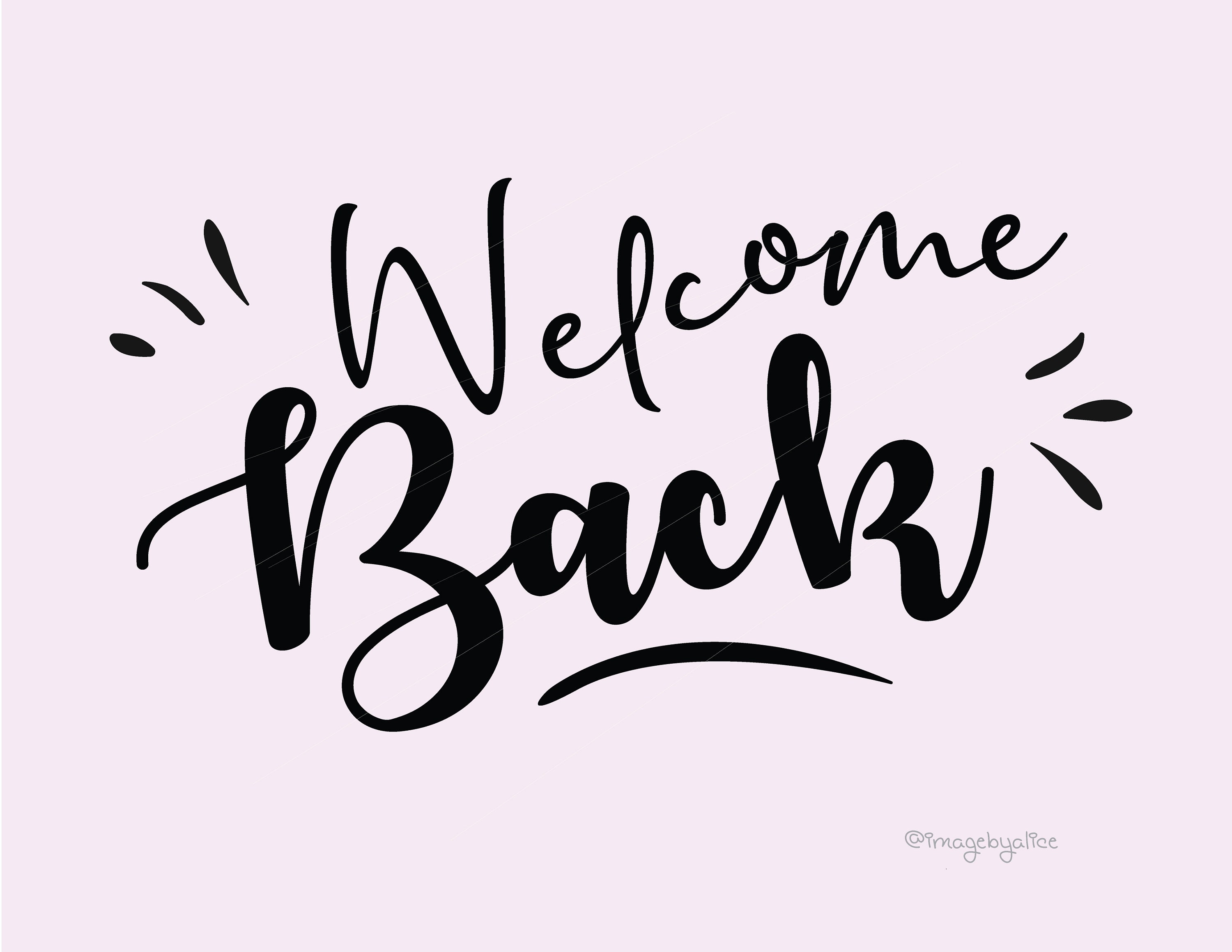 Welcome Back!!