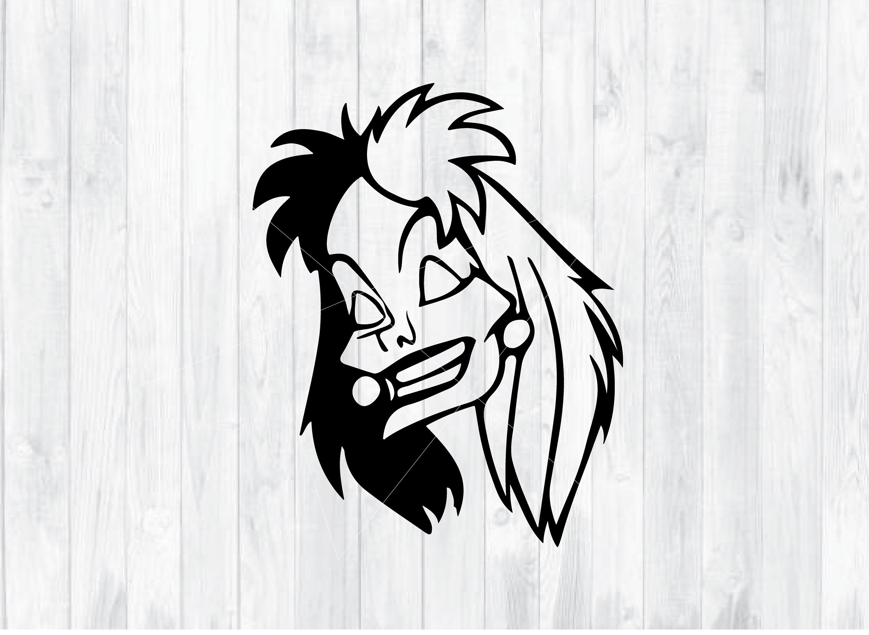 Free Free 281 Disney Villains Svg Cruella Deville Svg SVG PNG EPS DXF File