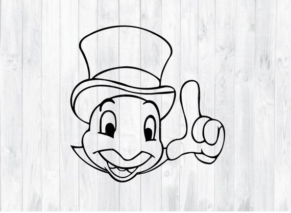 Download Jiminy Cricket Pinocchio Svg Jiminy Dxf Jiminy Cricket Etsy