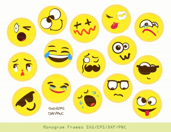 Download Emoji Svg Calcomania Emoji Imagenes Predisenadas Emoji Etsy