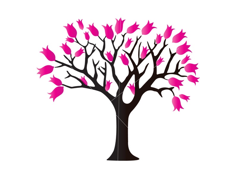 Download Tree SVG tree sticker tree clipart tree vinyl decal svg | Etsy