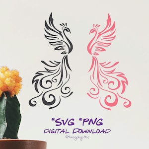 Phoenix SVG, Phoenix clipart, Phoenix auto sticker, Phoenix logo, distress SVG, vinyl sticker Svg-bestanden voor de Cricut Phoenix dxf silhouette cameo.