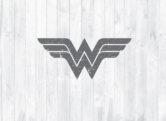 Download Distressed Wonder Woman Logo Svg Wonder Woman Dxf Wonder Etsy