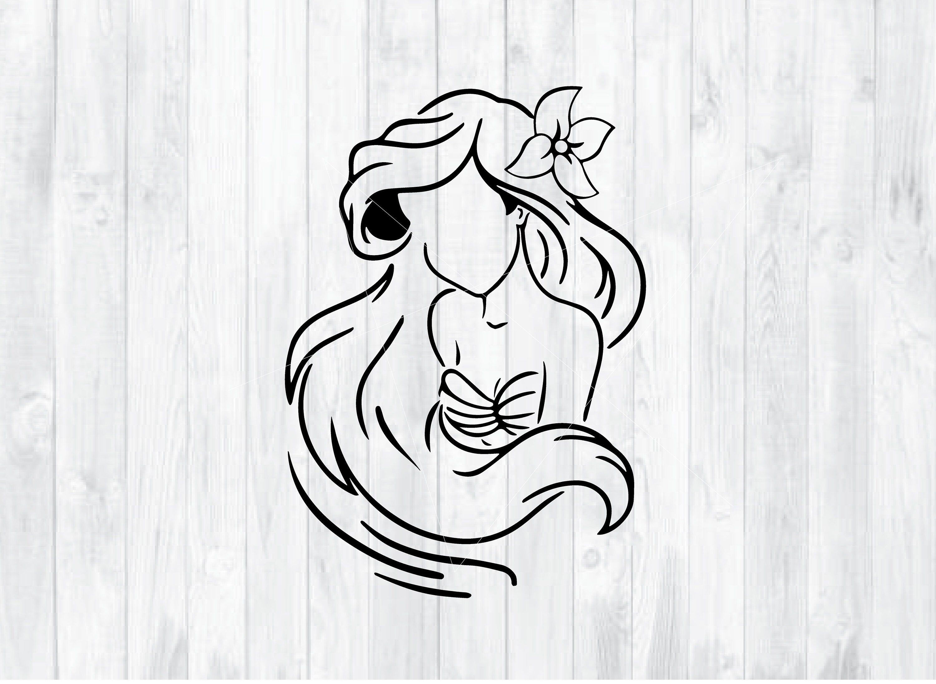 Download Little Mermaid Svg Little Mermaid Decal Disney Clipart Etsy
