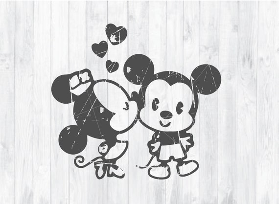 Disney Svg Disney Dxf Mickey And Minnie Svg Mickey Etsy