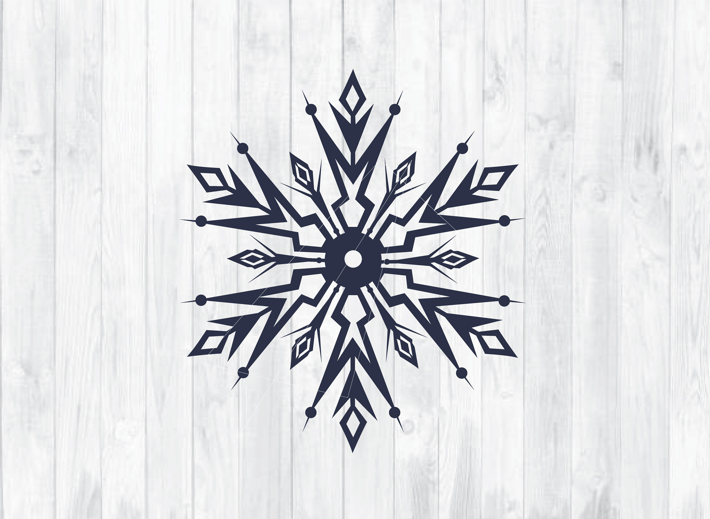 Disney Snowflake SVG