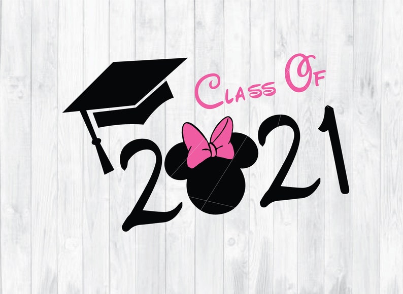 Download Class of 2021 SVG DXF Graduation SVg Disney Svg Minnie | Etsy