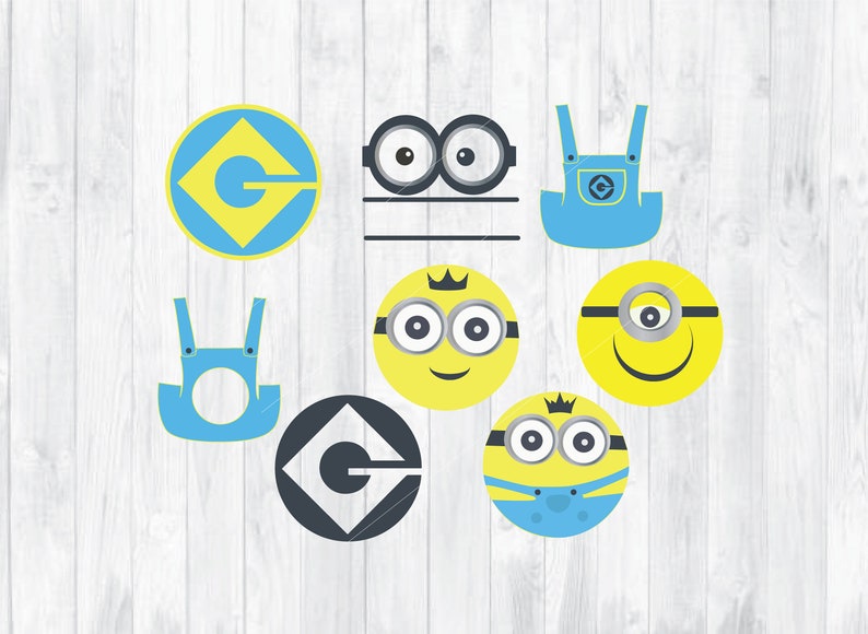 Minions SVG One/Two eyed minions for Cutting Machines Etsy