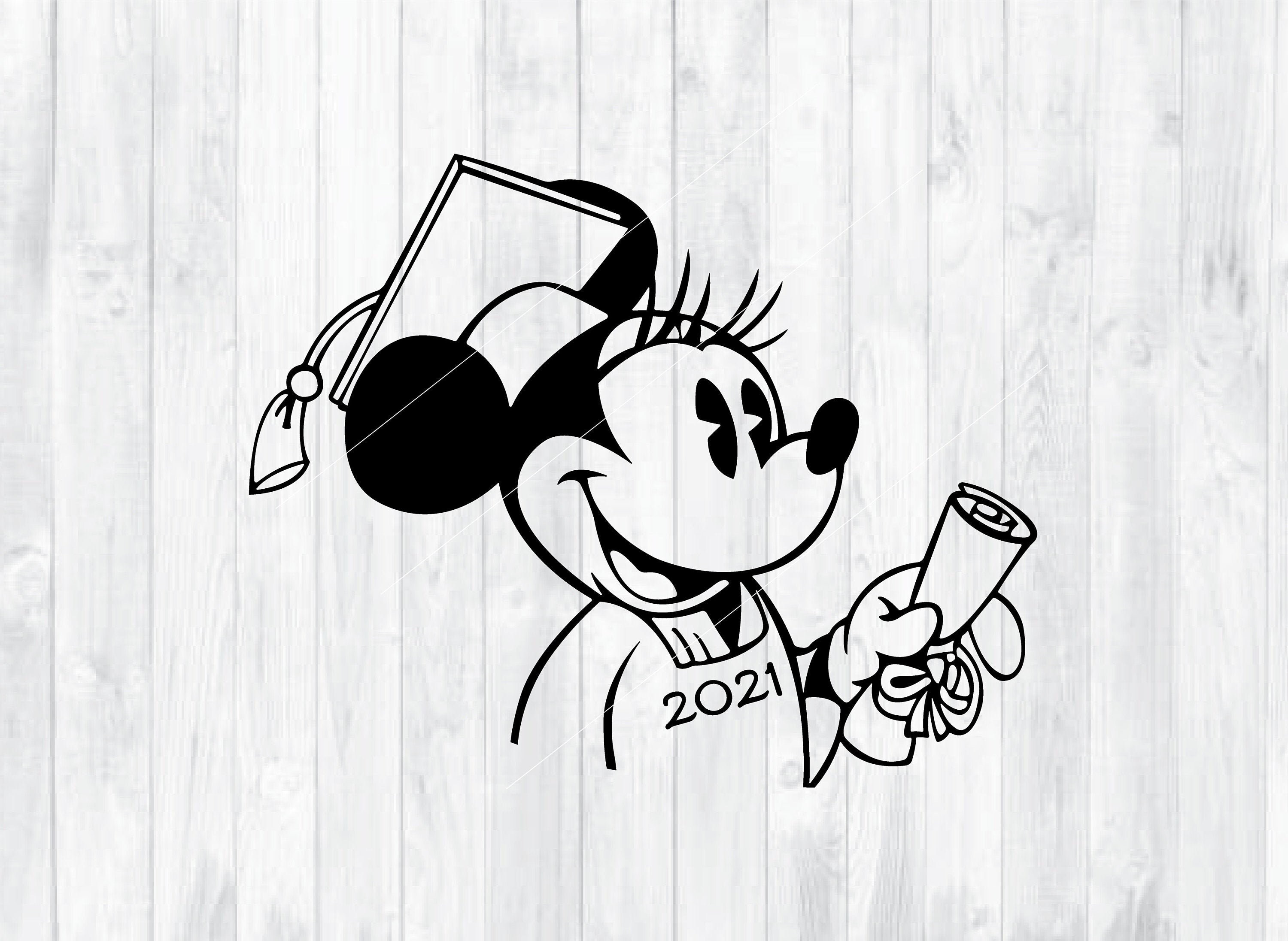 Download Class Of 2021 Svg Dxf Graduation Svg Disney Svg Minnie Etsy