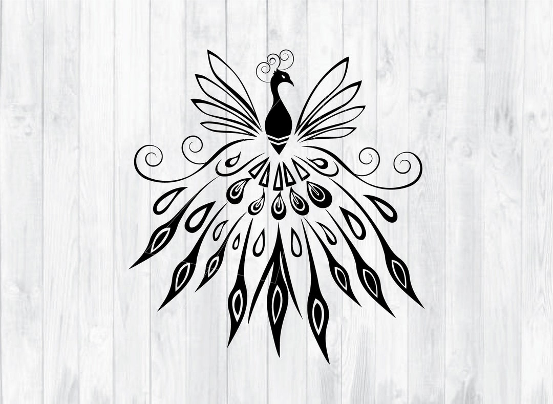 Peacock SVG Peacock Decor INSTANT DOWNLOAD Monogram Frames - Etsy