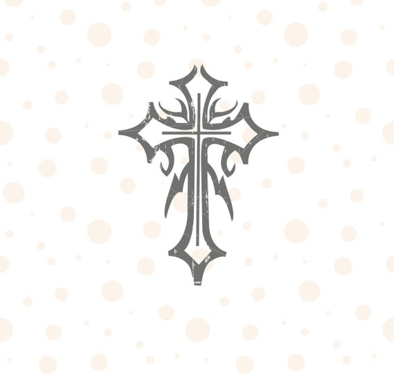 Download Free Cross Svg Cross Car Decal Cross Dxf Cross Sticker Cross Etsy SVG Cut Files