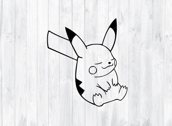 Download Cute Pikachu Svg Cut File Pokemon Svg Cute Pokemon Svg Etsy