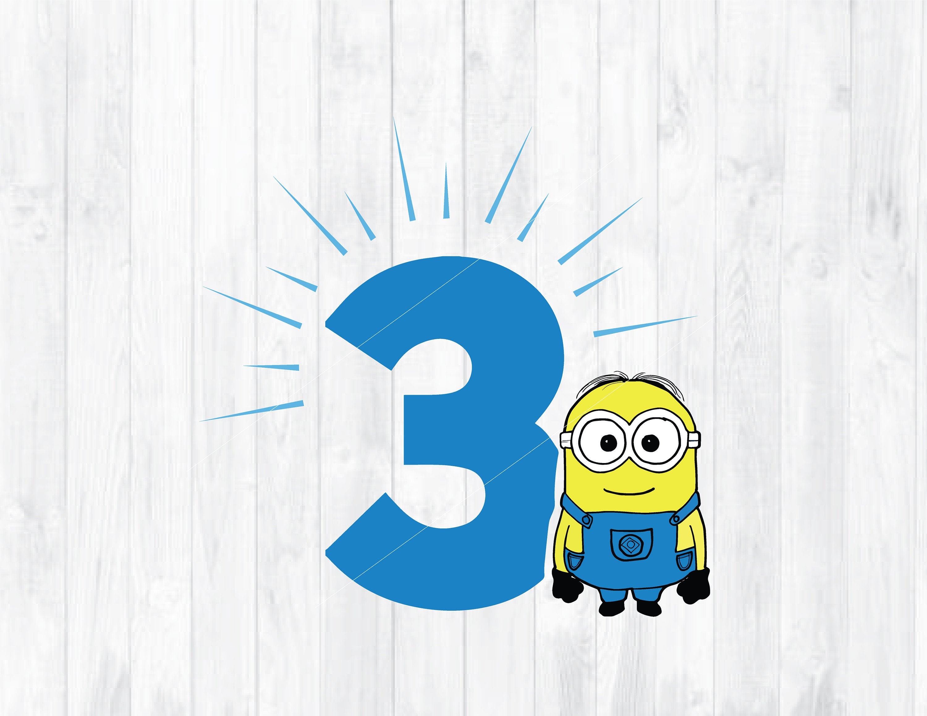 Drei Jahre alt Svg 3 Jahre alten Geburtstag Svg drei Jahre Etsy