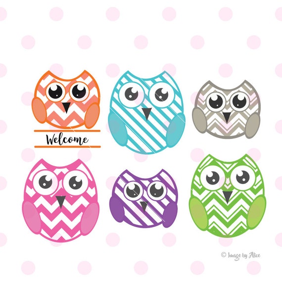 Download Free Owl Svg Owl Monogram Svg Owl Clipart Owl Wall Decor Owl Etsy SVG Cut Files
