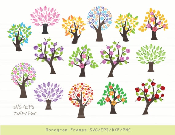 Download Free Tree Svg Tree Sticker Tree Clipart Tree Vinyl Decal Svg Etsy SVG Cut Files