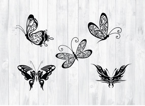 Butterfly SVG DXF Butterfly sticker clipart Butterfly vinyl | Etsy