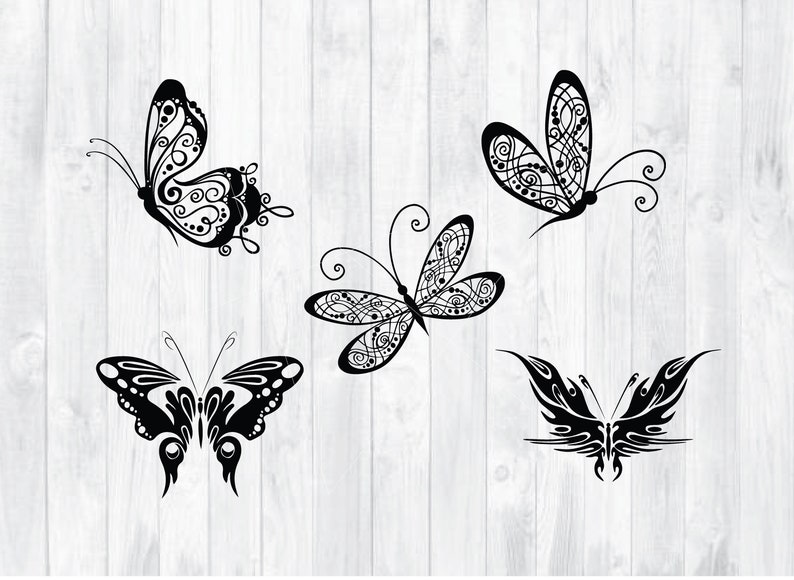 Download Butterfly SVG DXF Butterfly sticker clipart Butterfly ...