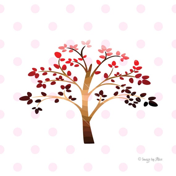 Download Free Tree Svg Dxf Tree Sticker Tree Clipart Tree Vinyl Decal Etsy SVG Cut Files