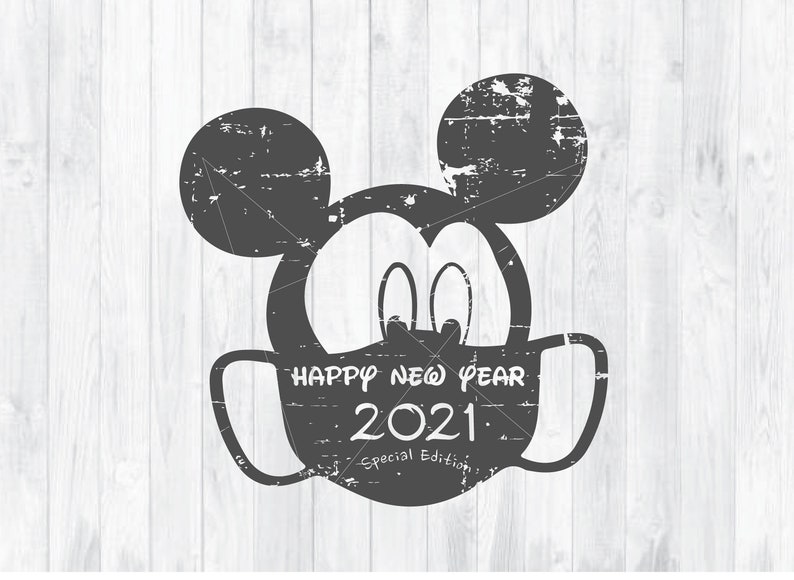 Happy New Year 2021 SVG DXF Holiday SVg Disney Svg Mickey | Etsy
