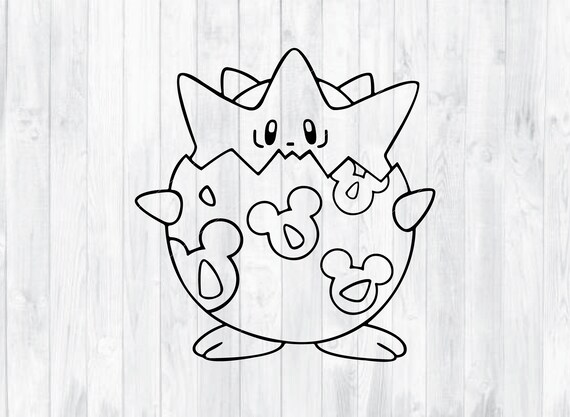 Download Togepi Svg Cricut Pokemon Svg Cartoon Svg Png Dxf Togepi Etsy