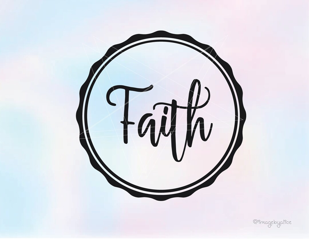 Con Fe Sticker Pegatina SVG de fe. Explorar Faith Cricut. Pegatina de fe. - Etsy México