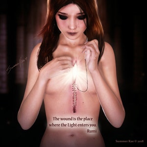 Limited Edition Art - Inspirational Quote Poster - Rumi Quote - &quot;Mend&quot; by Summer Rae