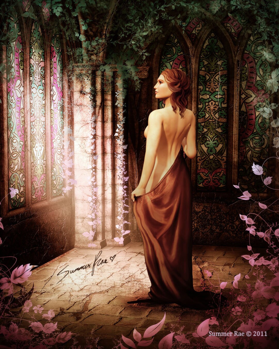 Greek Art, Classic Art, Art Nouveau, Nude Art, Fantasy Art, Female Body,  Female Form, Elegant Art morning Glow by Summer Rae - Etsy
