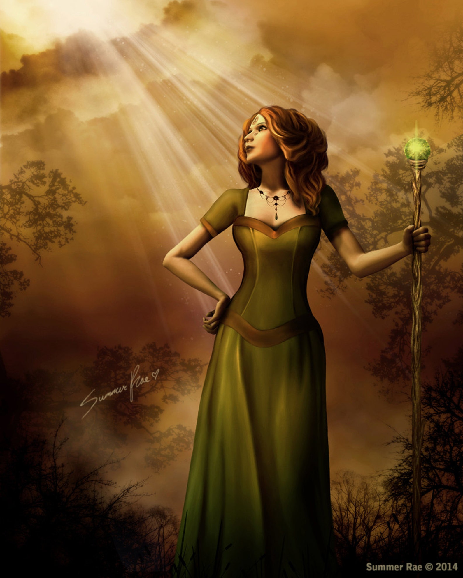 Pagan Art, Fantasy Art, Wiccan Art, Mabon, Samhain, Goddess Art, Ritual ...