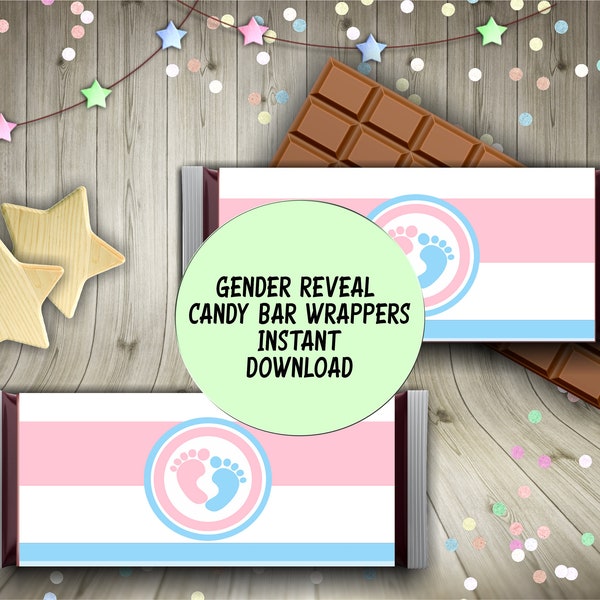Gender Reveal Candy Etsy