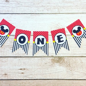 Mickey Mouse DIY Instant Download Banner