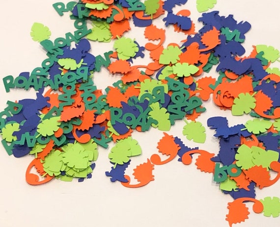 Dinosaur Confetti; Dinosaur Table Decor; Dinosaur Party Decorations; Dino Party; Dinosaur Birthday; Table Confetti; Dinosaur cutouts Il_570xn