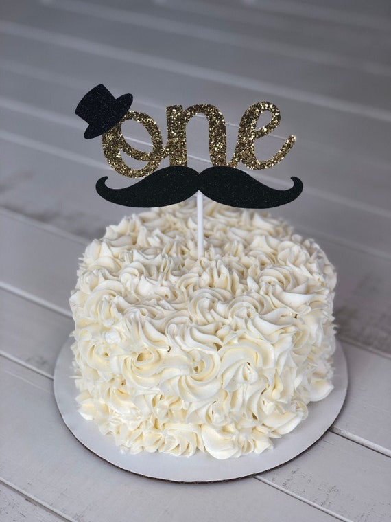 Mustache Cake Topper; Little Mister; Blue Cake Topper; Top Hat Cake Topper; Boys First Birthday; Boys Smash Cake; Boys Photo Prop; Name Cake