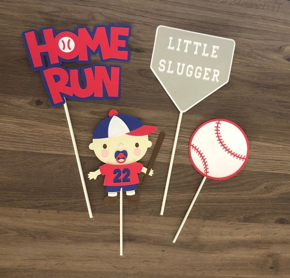 Baseball Centerpiece Sticks Baseball Baby Shower Sports Baby Etsy