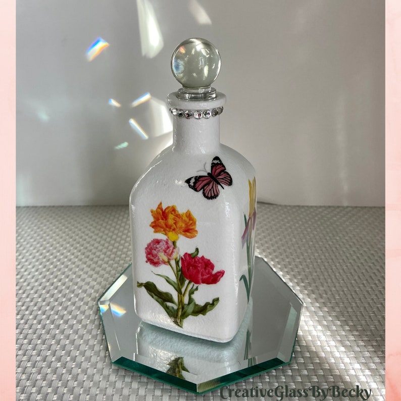Flower Bottle Flower Gifts for Mom Iris Flower Gifts Tulip Etsy