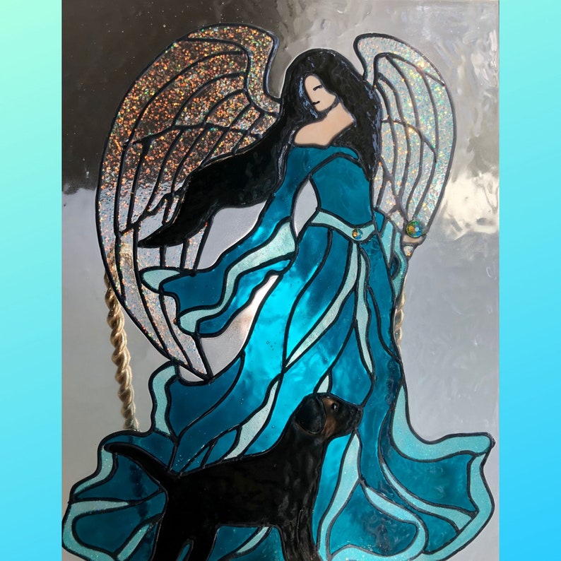 Angel Dog Memorial Lab Dog Memorial Angel Memorial Gift Etsy