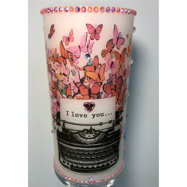 Romantic Candle Gift Valentines Candle I Love You Gift Etsy