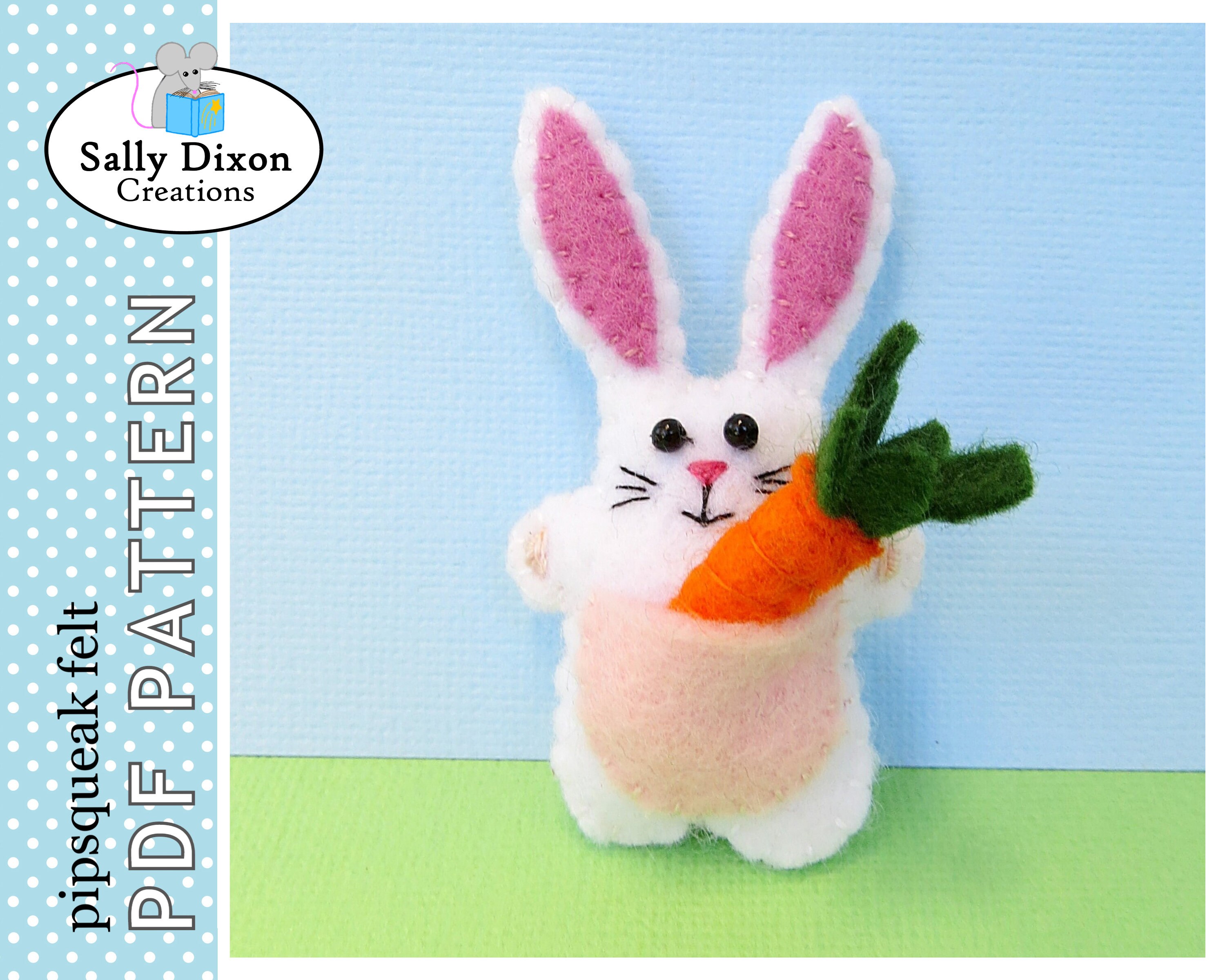 Felties Sticker – 24 Süße Hasen Mit Karotten, Selbstklebend, Für Scrapbooking & Deko