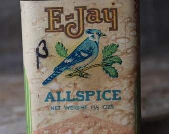 Lee Brand Allspice Antique Spice Tin From H. D. Lee Mercantile