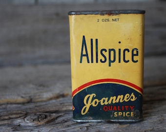 Lee Brand Allspice Antique Spice Tin From H. D. Lee Mercantile