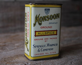Lee Brand Allspice Antique Spice Tin From H. D. Lee Mercantile