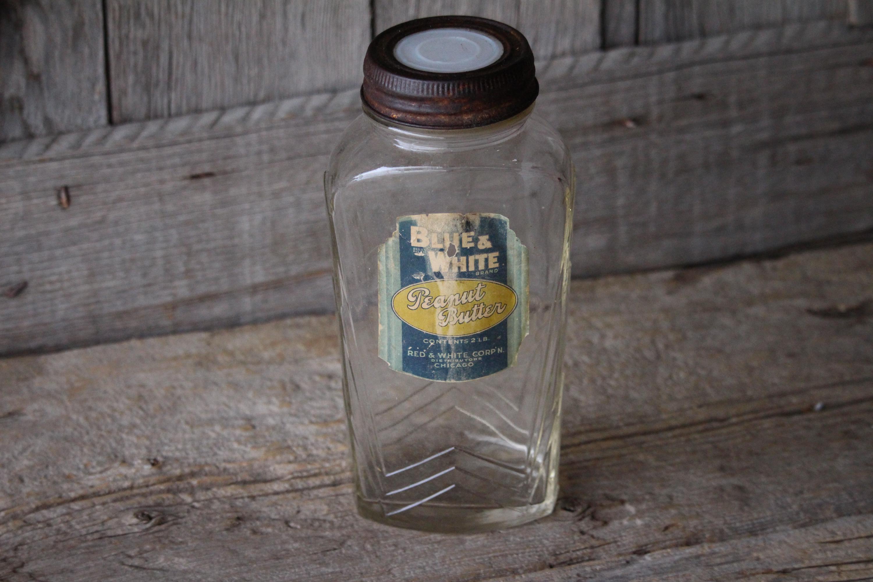 Vintage Milk Glass Product Jars - Etsy