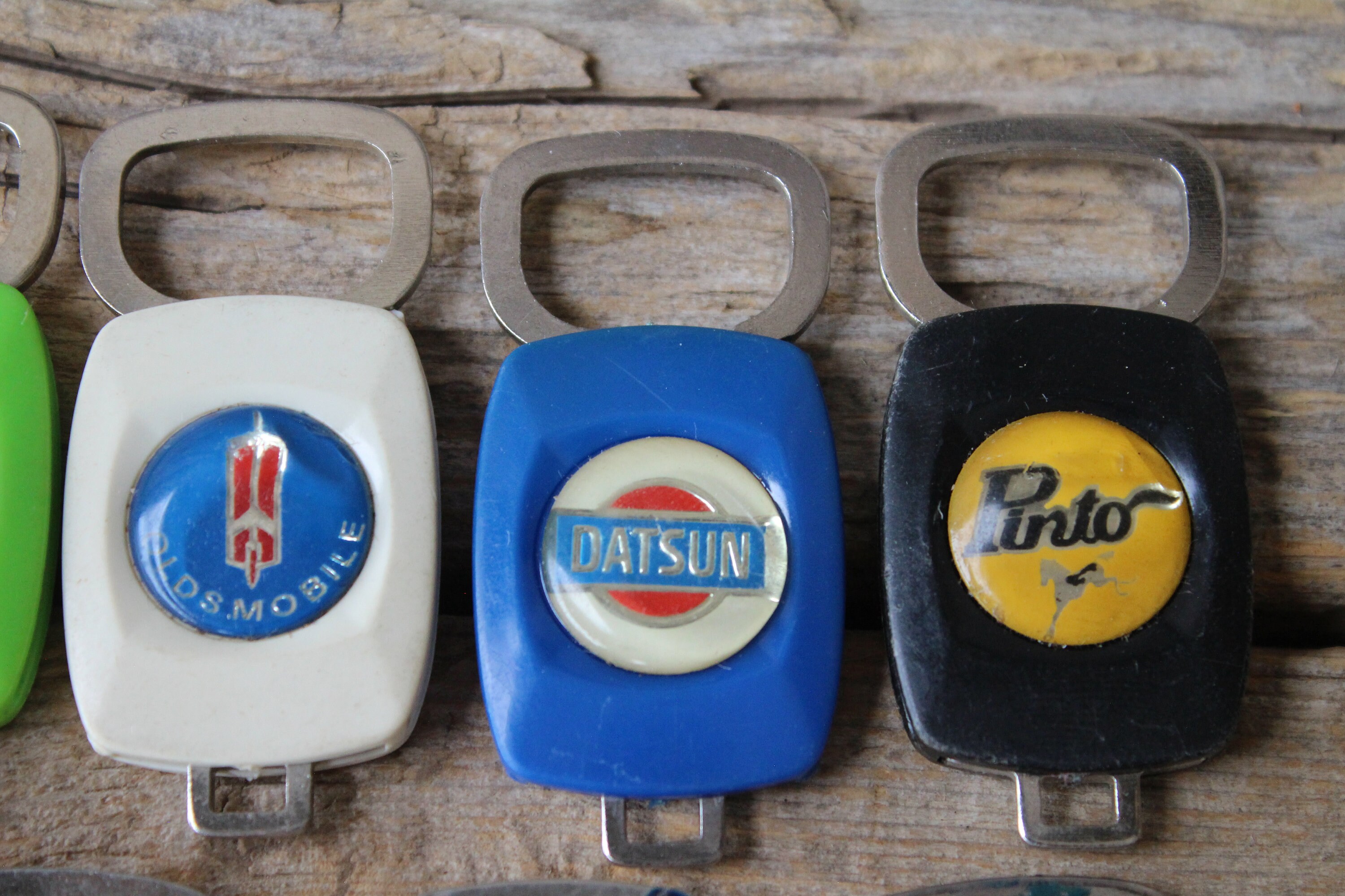 1970s Auto Advertising Plastic Keychain Key Fob Ring, AMC, Datsun ...