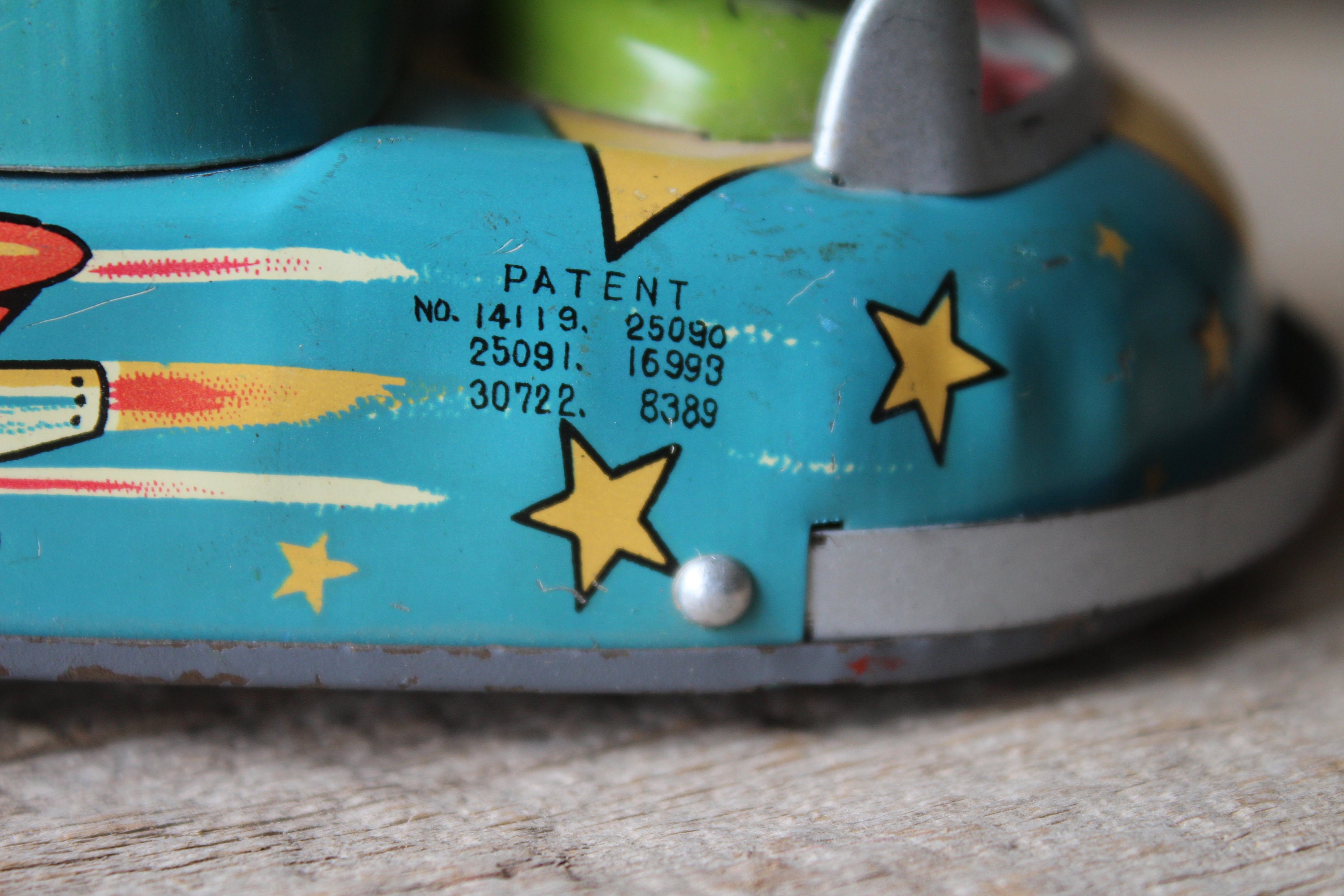 Masudaya Marsman Tin Friction Spaceship Rare Japan Space Man Masudaya Marsman Tin Friction Spaceship Rare Japan Space Man