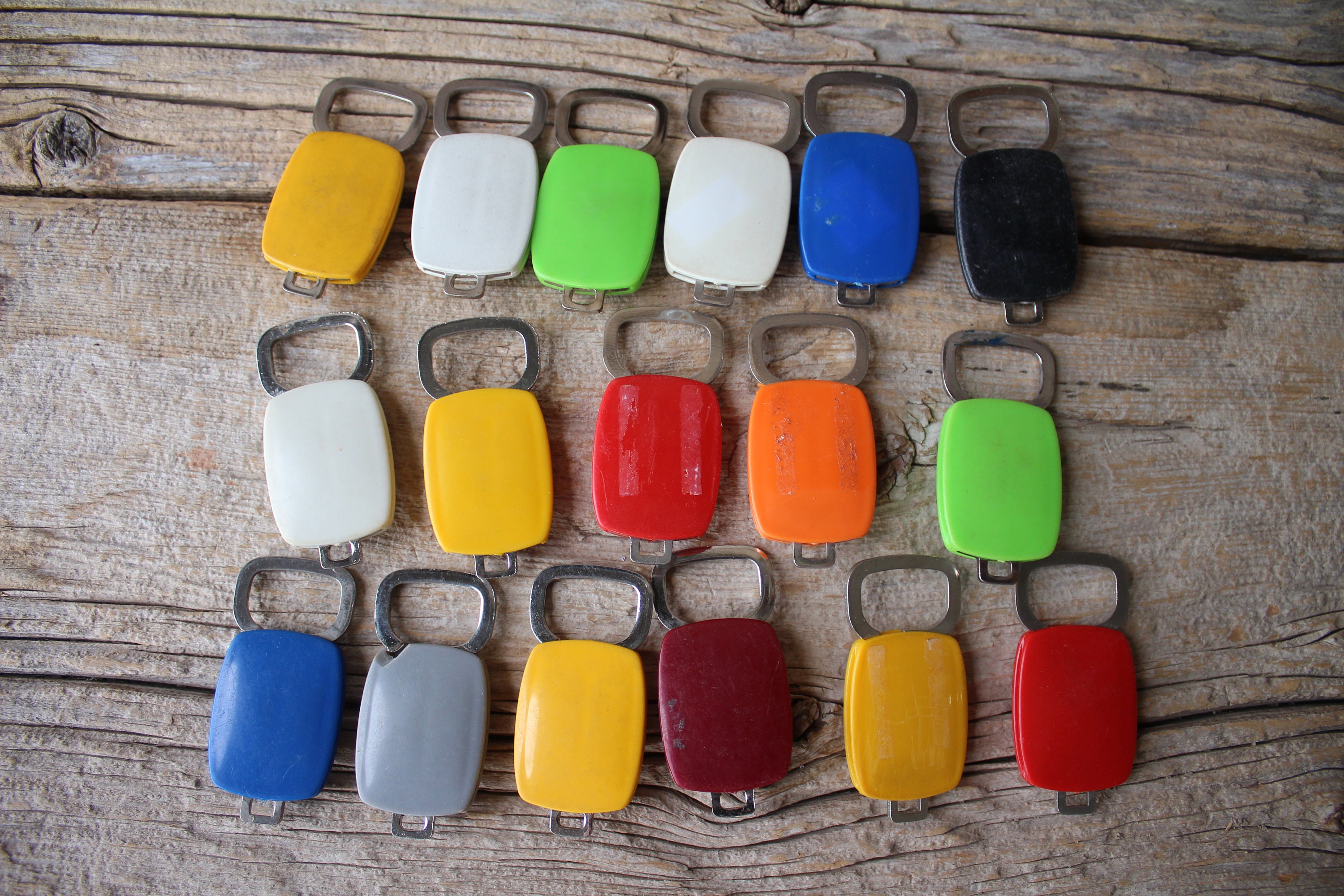 1970s Auto Advertising Plastic Keychain Key Fob Ring, AMC, Datsun ...