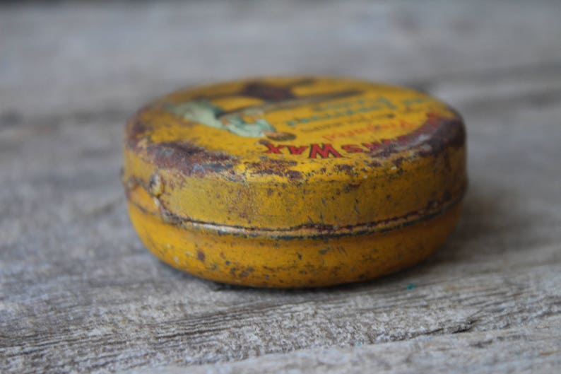 Rare Antique Johnson's Furniture Wax Tin S. C. Johnson Etsy