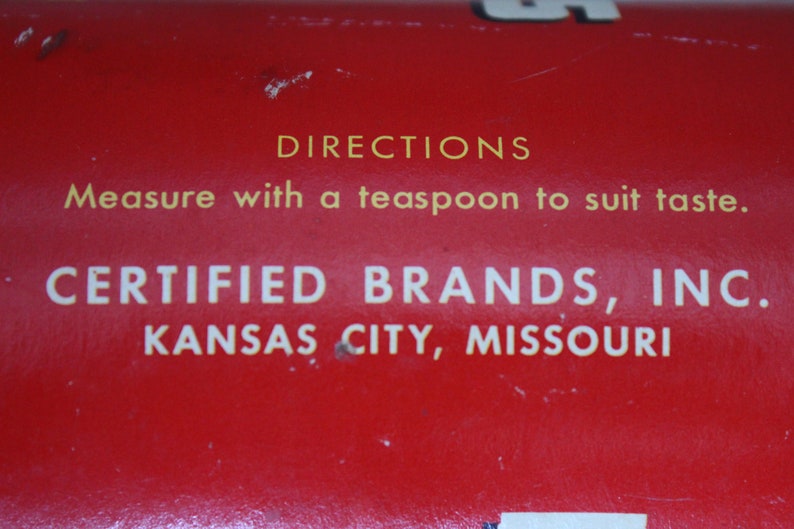 Mid Century Fleming's Brand Instant Coffee Jar