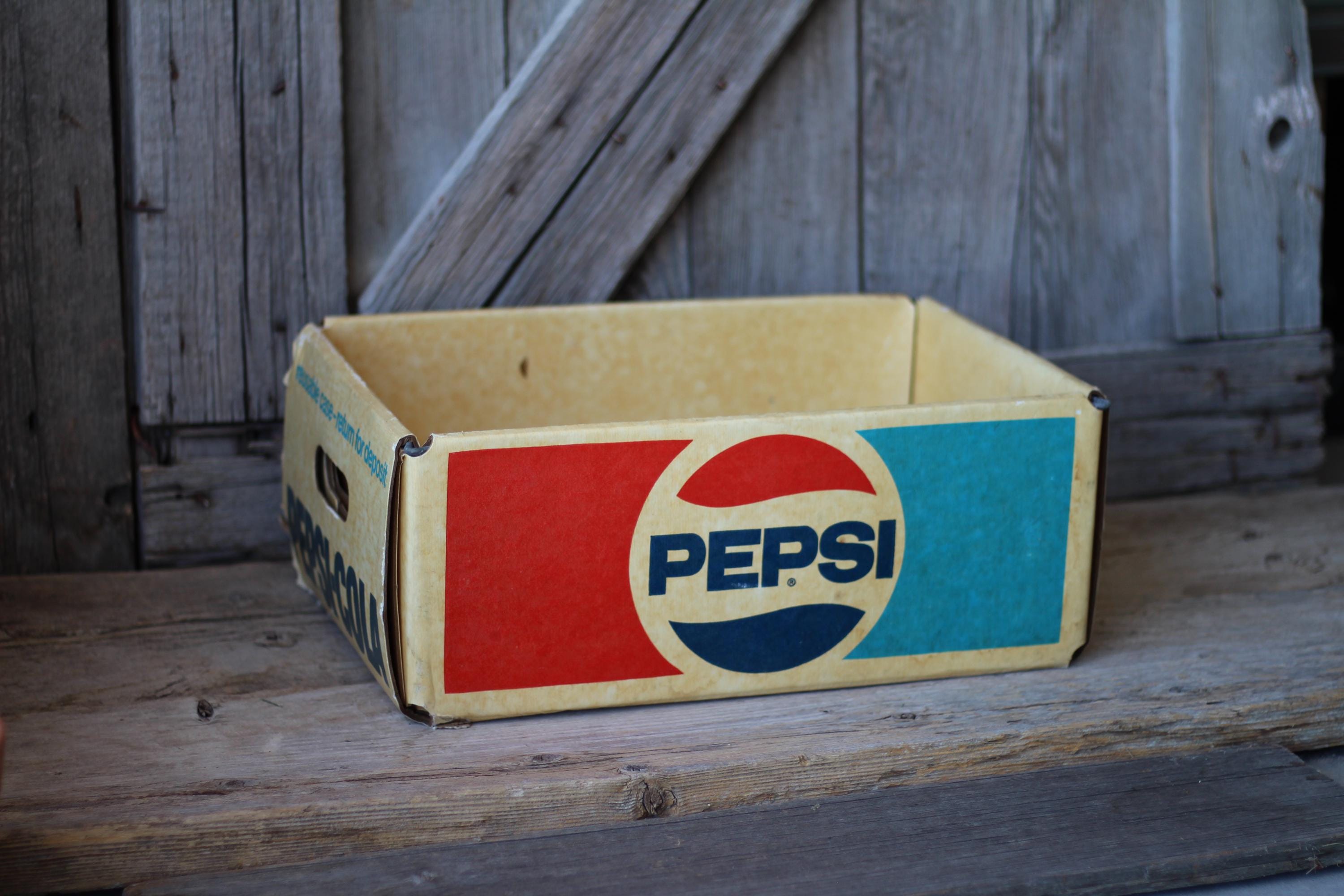 Pepsi Cardboard Box - Etsy